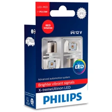 LED лампа Philips X-tremeVision LED P21 / 5W 12V 12899RX2 (2шт.): Задня оптика Габарити, Стоп