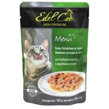 Влажный корм Edel Cat pouch для кошек с индейкой и уткой в соусе 100 g (4003024179963): Тип Влажный корм