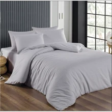 Комплект постельного белья LightHouse Sateen Stripe Grey страйп-сатин евро (603609_2,0): Материал страйп-сатин