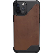 Чехол для iPhone Urban Armor Gear UAG Metropolis LT Leather Brown (11236O118380) for iPhone 12 Pro Max: Цвет коричневый
