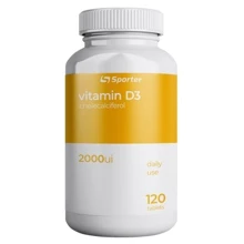 Sporter Vitamin D3 2000 IU 120 Tablets (817075): Тип Витамин D