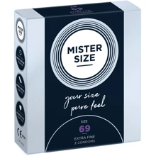 Презервативи Mister Size 69 (3 pcs): Тип Класичні