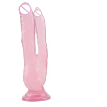 Фаллоимитатор двойной CHISA 8.0 Inch Dildo Pink: Назначение Для двойного проникновения