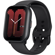 Смарт-часы Amazfit Active Midnight Black: Дисплей 1.75" AMOLED (390x450) / 341 ppi