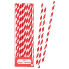 Сервировка стола Красные трубочки Talking Tables для коктейлей 30 шт (MIX-STRAW-RED): undefined undefined