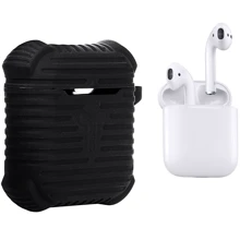 Чехол для наушников Becover Case Protective i-Smile with Belt Black IPH1371 (702350) for Apple AirPods: undefined undefined