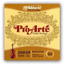 Струны D`ADDARIO J56W 4/4M Pro Arte W 4/4M: Назначение Для скрипки