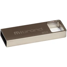 USB-флешка Mibrand 8GB Shark Silver USB 2.0 (MI2.0/SH8U4S): Стандарт USB USB 2.0
