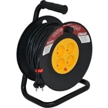 Удлинитель на катушке Grunhelm RL15G20M: Число розеток 4