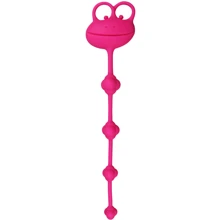 Анальная цепочка LoveToy Psyches Premium Anal Beads 10.5" Pink: Для кого Унисекс