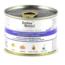 Влажный корм Dolina Noteci Premium Junior для собак с печенью кролика и оленьим языком 185 г DN 185 (441): Тип Влажный корм