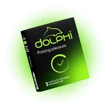 Презервативи DOLPHI Prolong pleasure, 3 шт: Тип Для продовження статевого акту