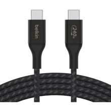 Кабель Belkin Cable USB-C to USB-C Boost Charge 240W 1m Black (CAB015BT1MBK): Тип USB-C - USB-C