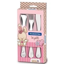 TRAMONTINA BABY Le Petit pink /х3пр.стол.приборов: Наименование Детский набор столовых приборов