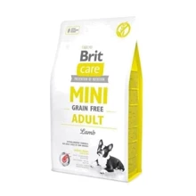 Сухой корм Brit Care Mini GF Adult Lamb для собак малых пород Ягненок 2 кг +3 паучи 85 г (2700000049426): Тип Сухой корм