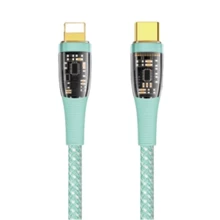 Кабель WIWU Cable USB C to Lightning 20W 1.2m Green (TM01): Тип USB-C - Lightning