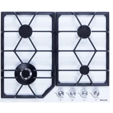 Варочная поверхность газовая Weilor GM W604 WH: Расположение панели спереди