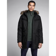 Парка Jack & Jones 77638127 46 черная зимняя с капюшоном: Вид Парки