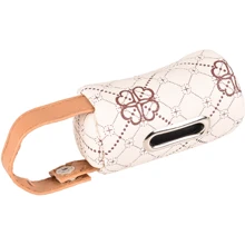 Сумка-диспенсер Flamingo Bag Holder Vito ФЛАМІНГО ВІТО з пакетами для збору фекалій собак Бежевий (59155): Виробник Flamingo