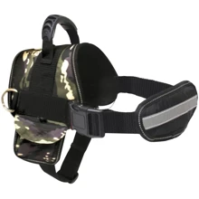 Шлея и поводок для собак Croci Hiking с карманом и ручкой 41-52 см хаки (C5081178): Производитель Croci
