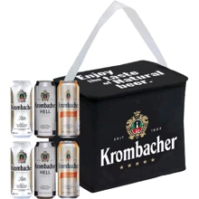 Подарочный набор пива Krombacher в ассортименте 6х0.5 л + термосумка (4008287913217): Объем, л 3