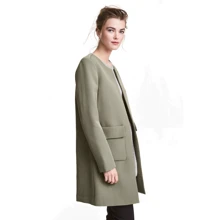 Пальто H & M 4347785 40 зелене демісезон: Сезон Демісезон