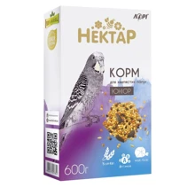 Корм для попугаев Лорі Нектар-Юниор 600 г (ПЕ04): Вид корма Обычный