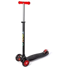 Самокат Trolo Maxi 5+ (black-red) до 50кг: Количество колес 3