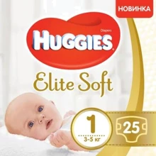 Huggies Elite Soft 1 Conv 25: Тип Подгузники
