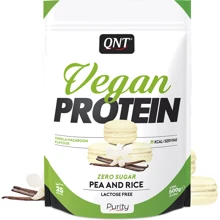 Протеин QNT Vegan Protein 500 g /25 servings/ Vanilla Macaroon: Вид Гороховые