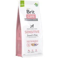 Сухой корм Brit Care Dog Sustainable Sensitive для взрослых собак с чувствительным пищеварением с рыбой и насекомыми 12кг (8595602559190): Тип Сухой корм