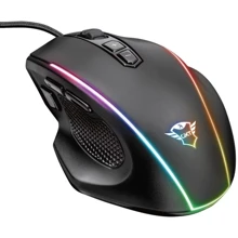 Мышь Trust GXT 165 Celox RGB (23092) Black: Интерфейс подключения USB