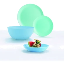 Столовий сервіз Luminarc Diwali Light Turquoise & Blue 19 пр. (P4359): Кількість персон 6