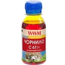 Чорнило WWM Canon PFI-107 100г Yellow PFI-107Y (C67/Y-2): Колір Yellow