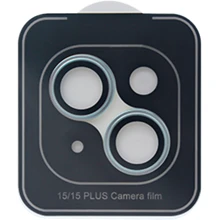 Защитное стекло для iPhone ZK Hawk-Eye Glass Blue for Camera iPhone 15/15 Plus: Тип защиты экрана на камеру