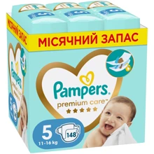 Подгузники Pampers Premium Care Размер 5 (11-16 кг) 148 шт (8006540855973): Тип Подгузники