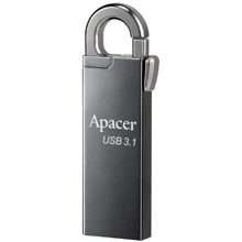 USB-флешка Apacer AH15A 64GB USB 3.1 Ashy (AP64GAH15AA-1): Стандарт USB USB 3.1