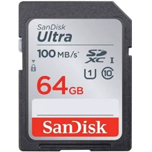 Карта памяти SanDisk 64GB SDXC class 10 UHS-I R Ultra (SDSDUNR-064G-GN6IN): Тип карты SDXC