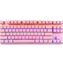 Клавиатура Motospeed K82 Hot-Swap Outemu Blue Ukr (mtk82phsb) Pink USB: Подключение проводное