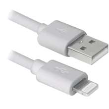 Кабель DEFENDER USB Cable to Lightning ACH01-03BH 1м White: Тип USB Cable - Lightning