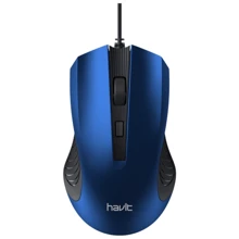Мышь Havit HV-MS752 Black/Blue: Интерфейс подключения USB
