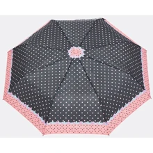 Зонт женский полуавтомат Monsen черный (C13261peach-black): Страна производитель Тайвань