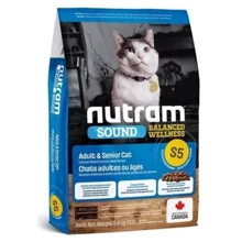 Сухий корм Nutram Sound BW Adult Urinary для літніх котів з куркою та лососем 20 кг (S5_(20kg)): Тип Сухой корм