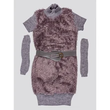 Платье Marions MEL7406BM 146 см серое: Тип Платья