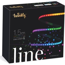 Smart LED Twinkly Line RGB, подстветка, Gen II, IP20, длина 1,5м, кабель черный: Тип Линейная