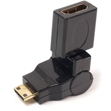 Кабель і перехідник PowerPlant HDMI AF - mini HDMI AM, 360 градусів (KD00AS1300): Тип перехідник