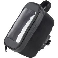 Велосумка Сумка на верхню трубу рами Green Cycle Phone hard bag з відділенням для телефону, 19x10,5x10, чорний (BIB-48-84): Виробник Green Cycle