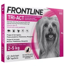 Краплі від бліх, кліщів та комарів Merial Frontline Tri-Act для собак 2-5 кг XS упаковка 3 піпетки (159911): Тип Капли