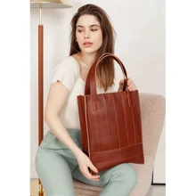 Жіноча сумка шоппер BlankNote коричнева (BN-BAG-10-k): Стать жіночий