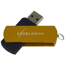 USB-флешка eXceleram 16GB P2 Series USB 3.1 Gen 1 Gold/Black (EXP2U3GOB16): Стандарт USB USB 3.0
